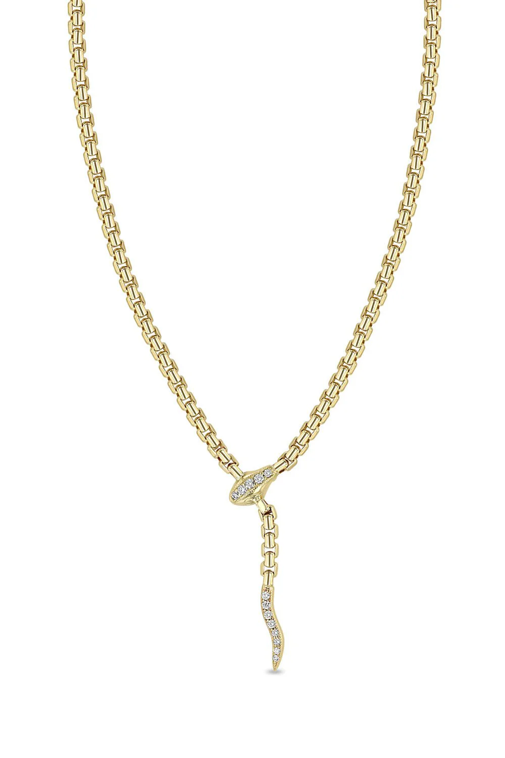 Serpent Box Chain Necklace