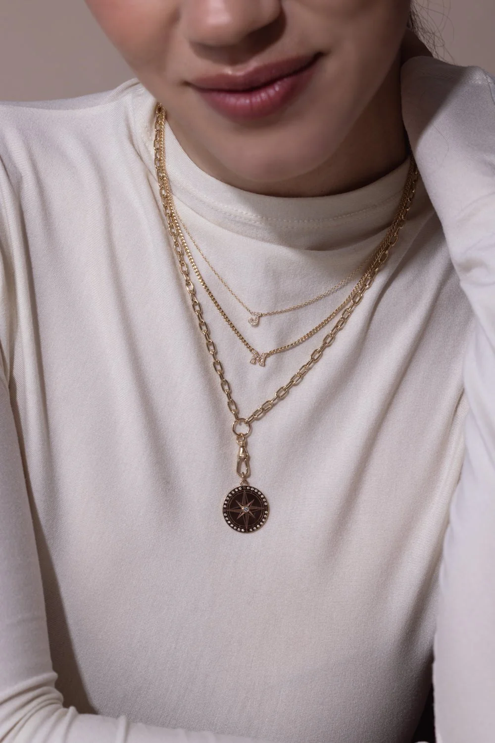 Single Initial Necklace - Image 2