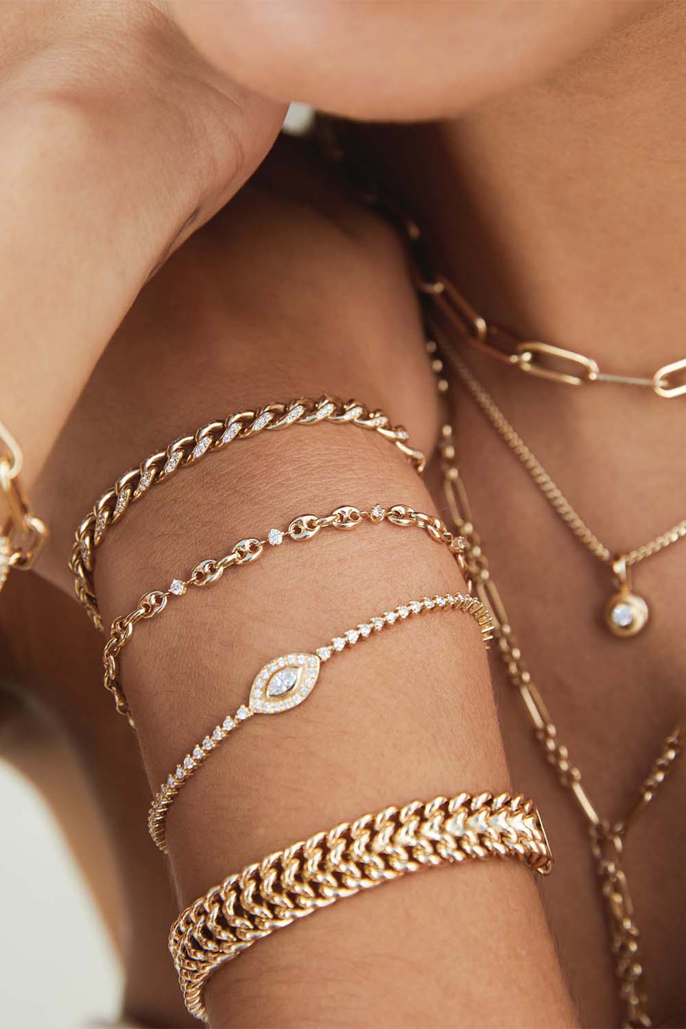 Small Puffed Mariner Bracelet - Image 2