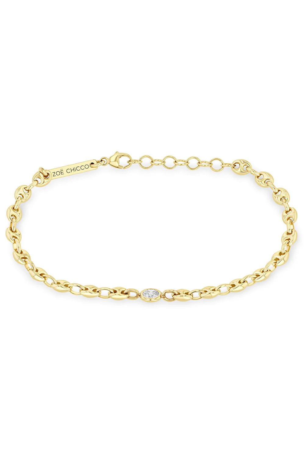 Small Puffed Mariner Chain Bracelet - Image 3