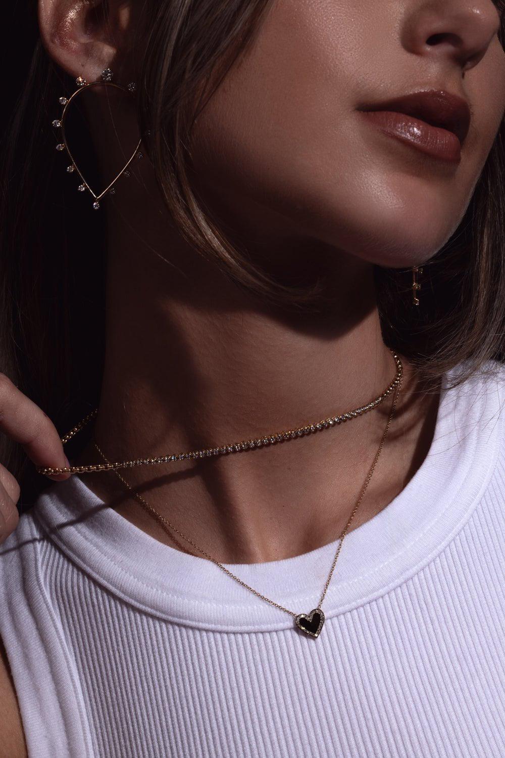 Tennis Box Chain Necklace - Image 2