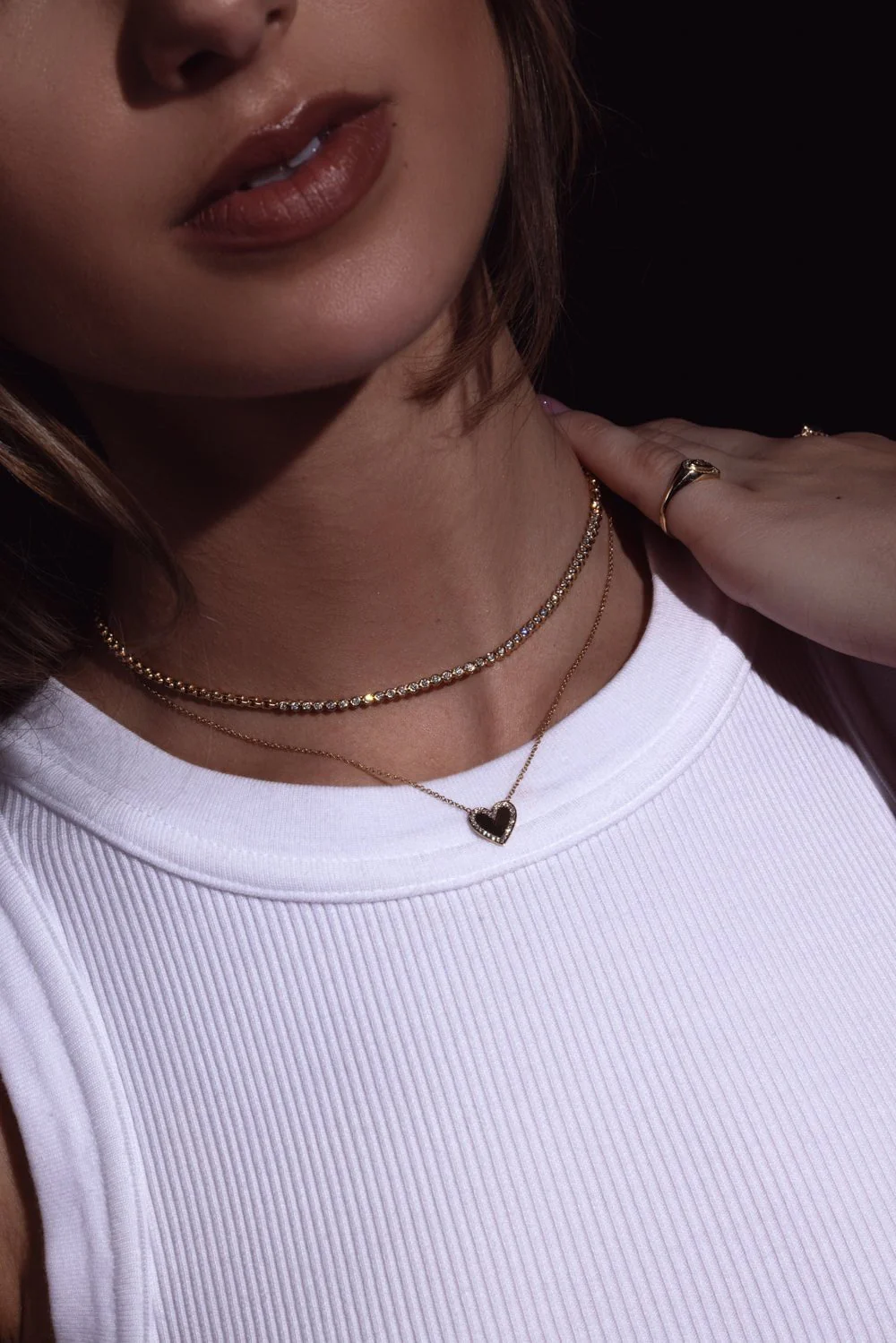 Tennis Box Chain Necklace - Image 3