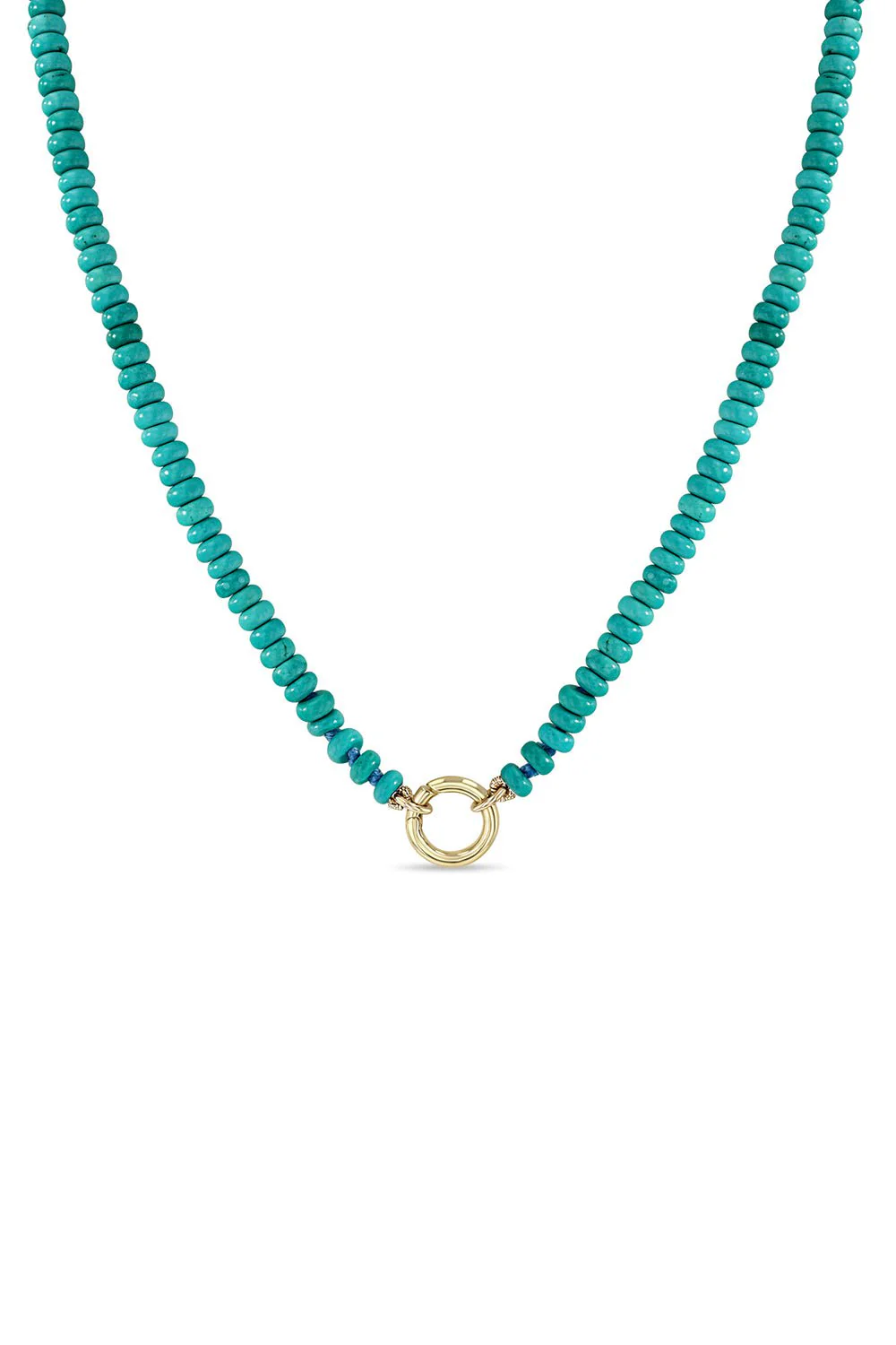 Turquoise Bead Enhancer Necklace