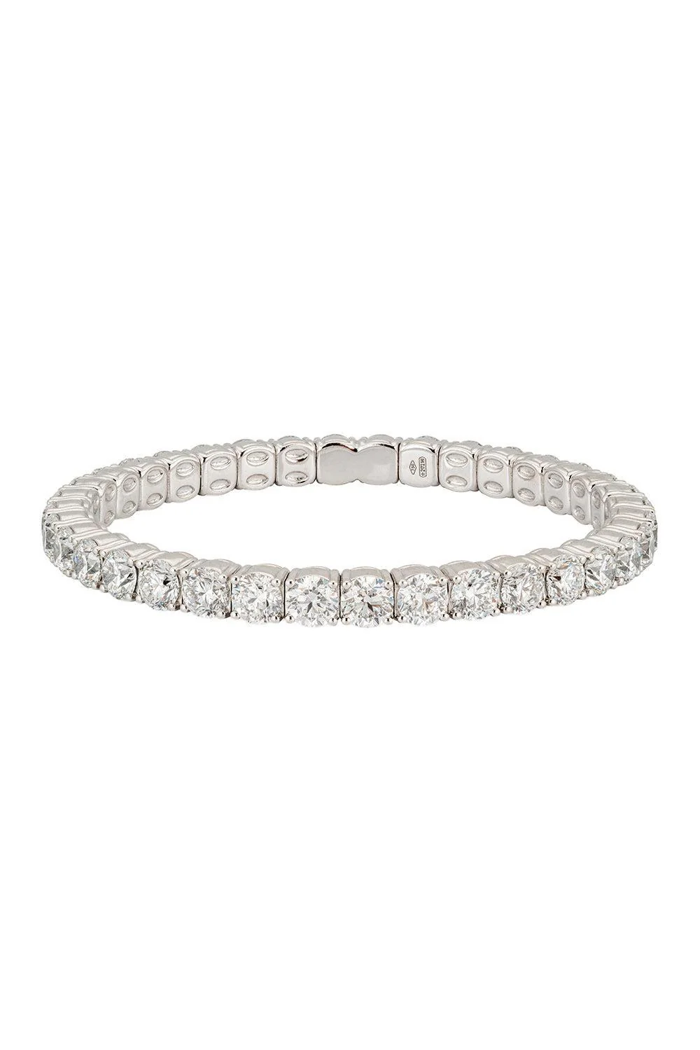 4 Prong Round Diamond Stretch Bracelet