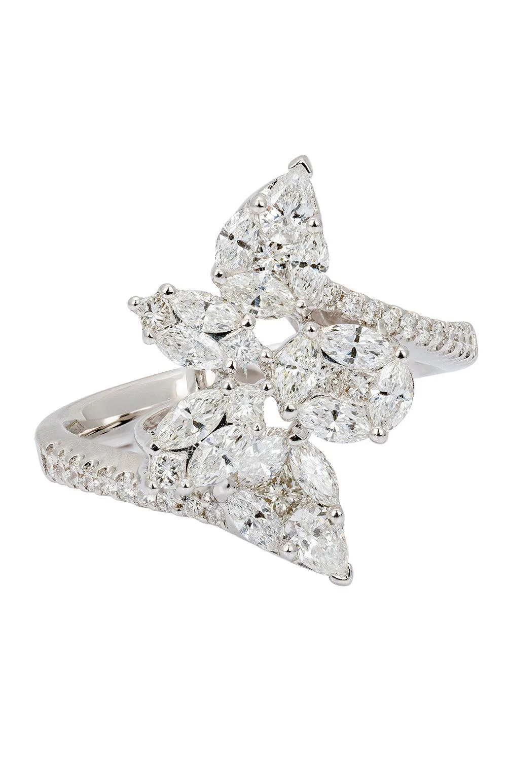 Diamond Cluster Ring