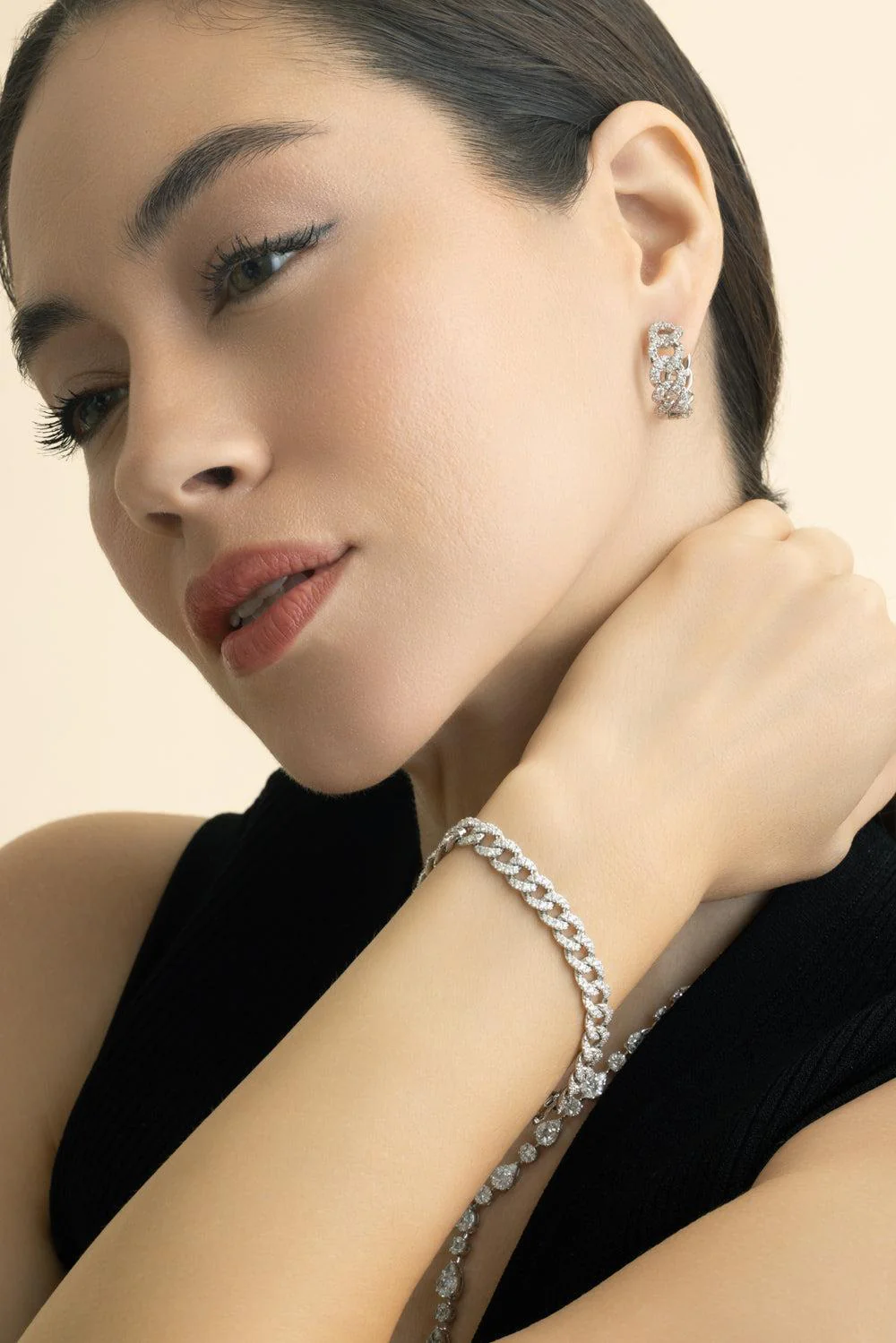 Diamond Cuban Link Bracelet - Image 4