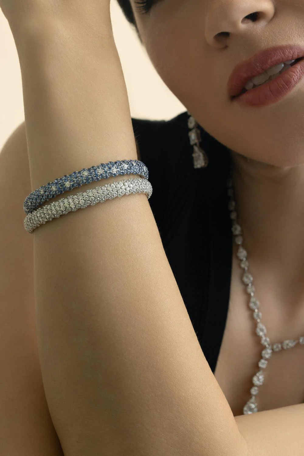 Diamond Dome Stretch Bracelet - Image 2