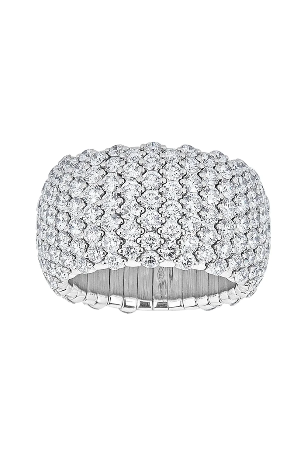 Diamond Domed Wide Stretch Ring - Image 5