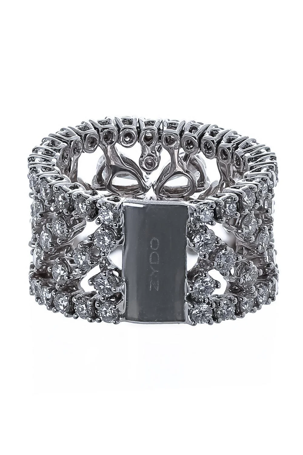 Diamond Flex Round Pear Ring - Image 2