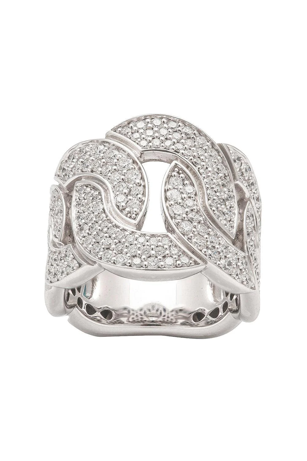 Diamond Link Ring