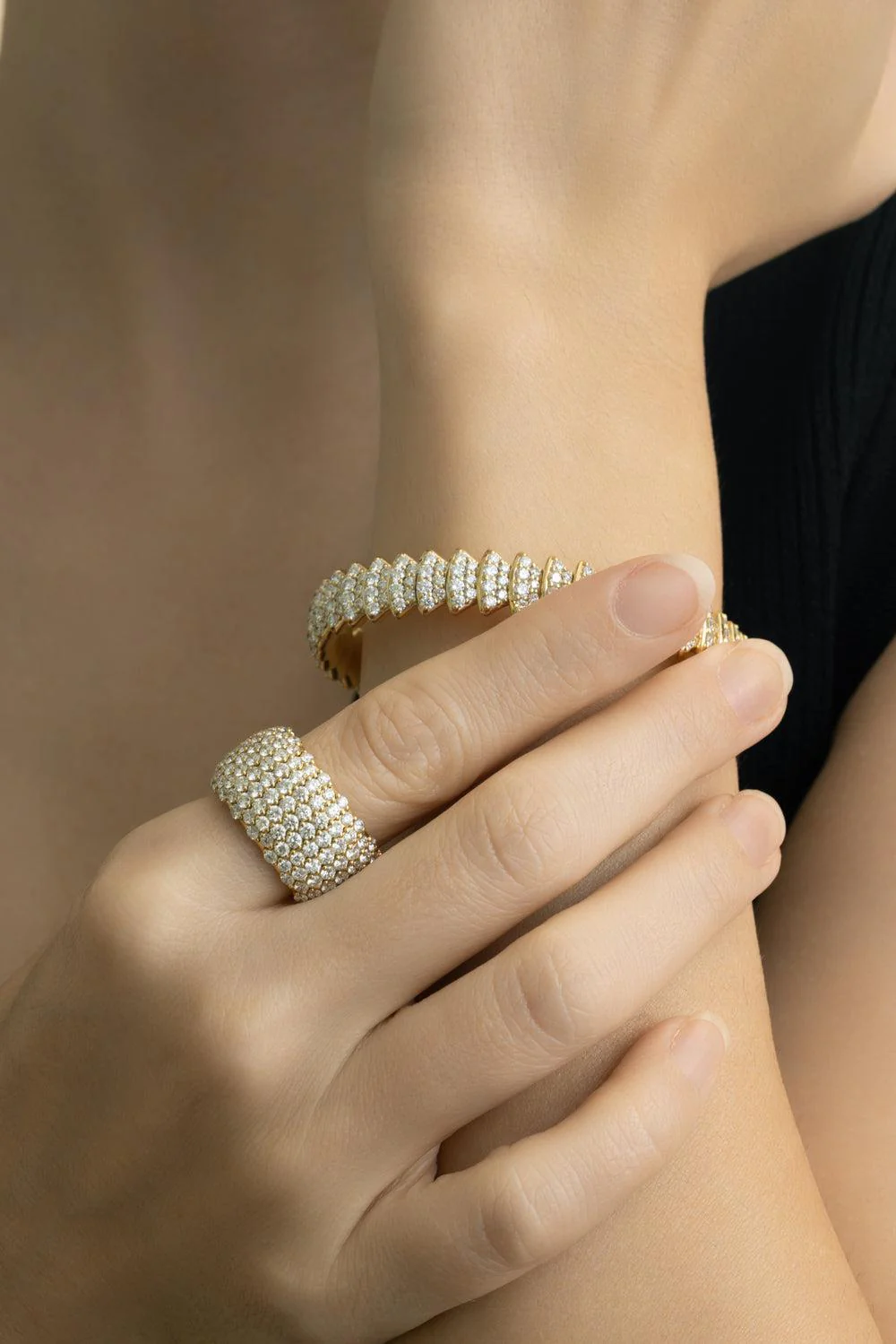 Diamond Mutli Element Stretch Bracelet - Image 4