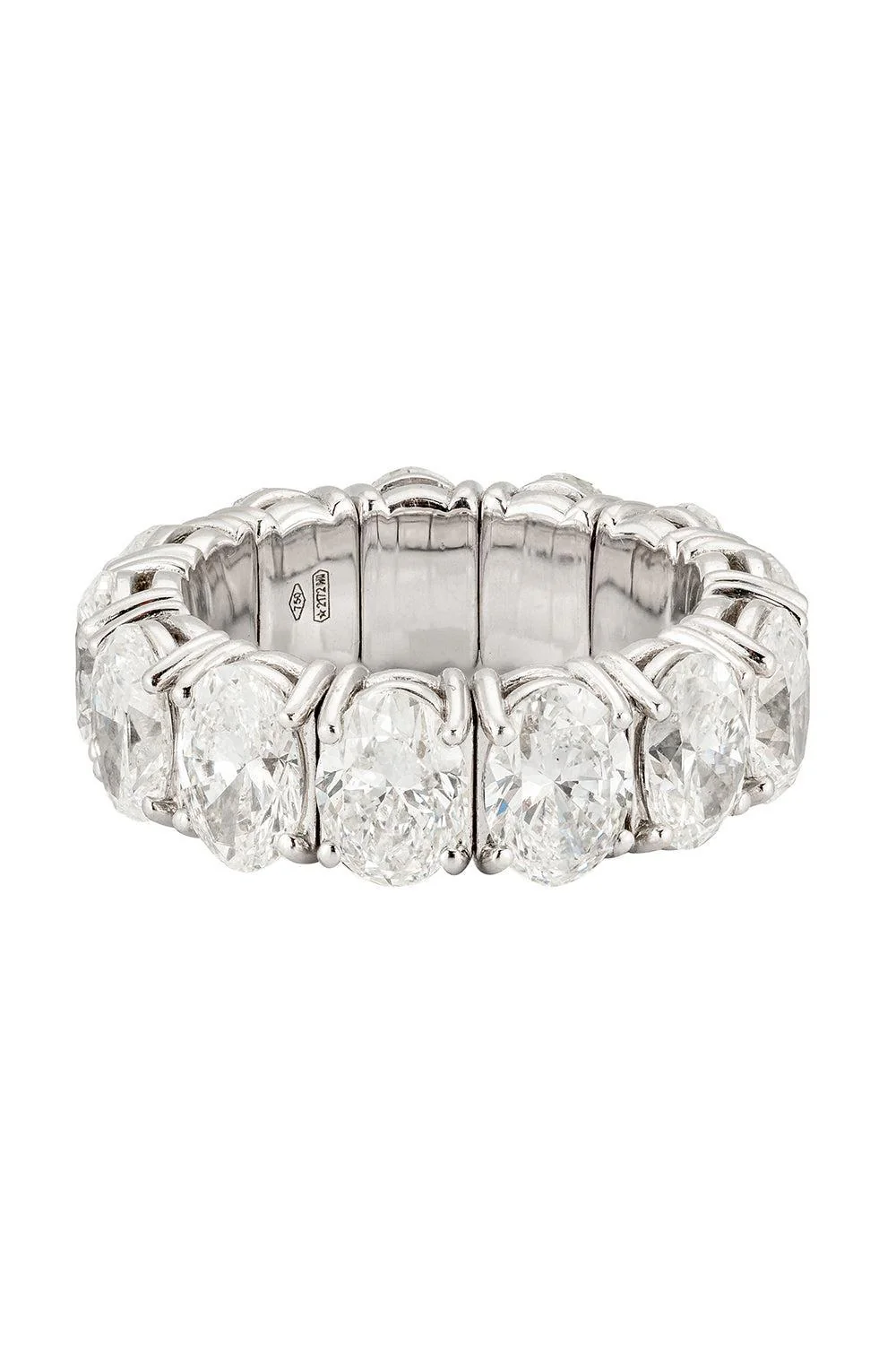 Diamond Oval Stretch Ring