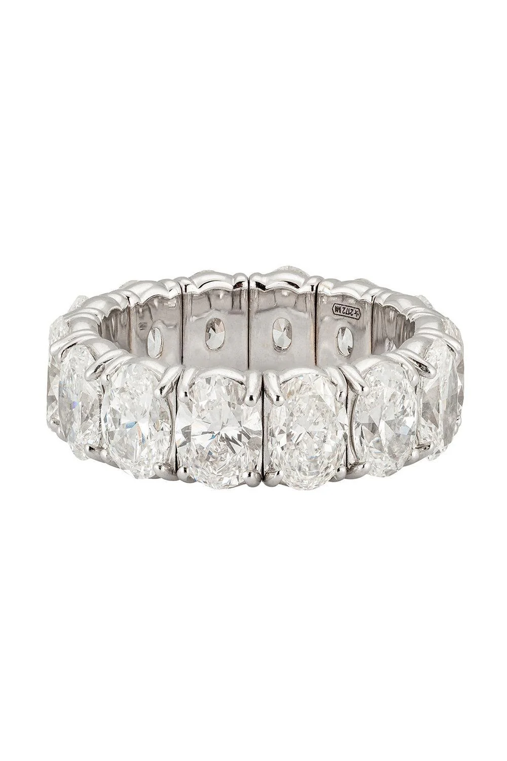 Diamond Oval Stretch Ring