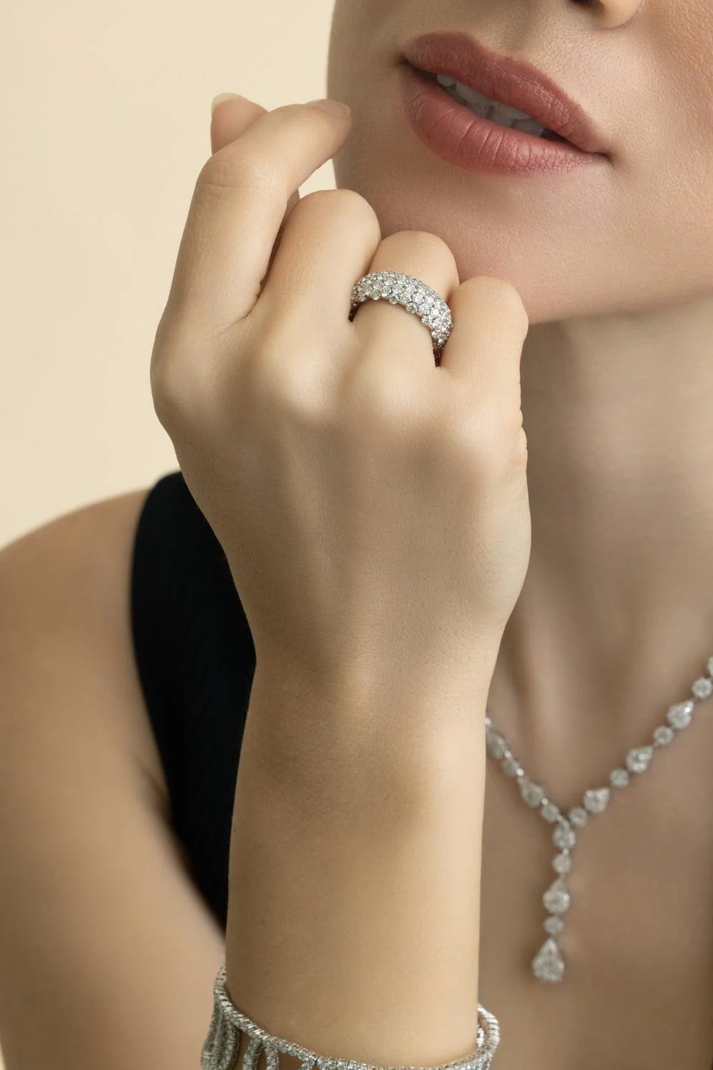 Diamond Stretch Ring - Image 2