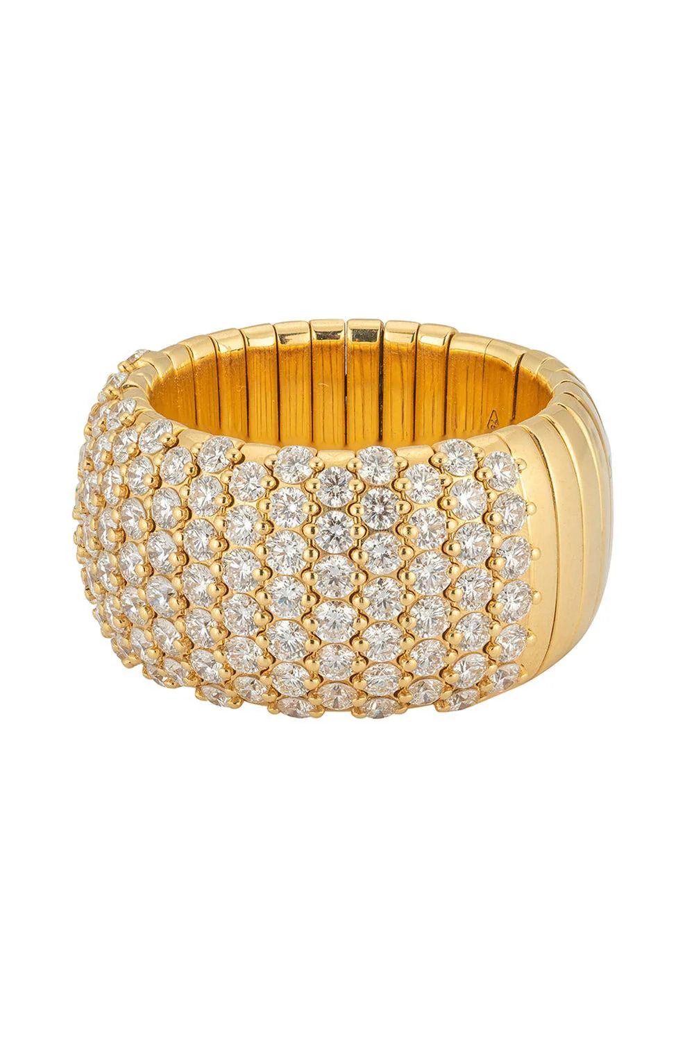 Diamond Wide Stretch Ring
