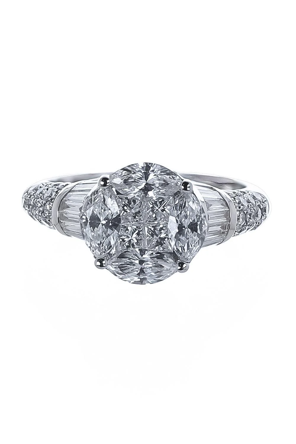 Mix Diamond Ring