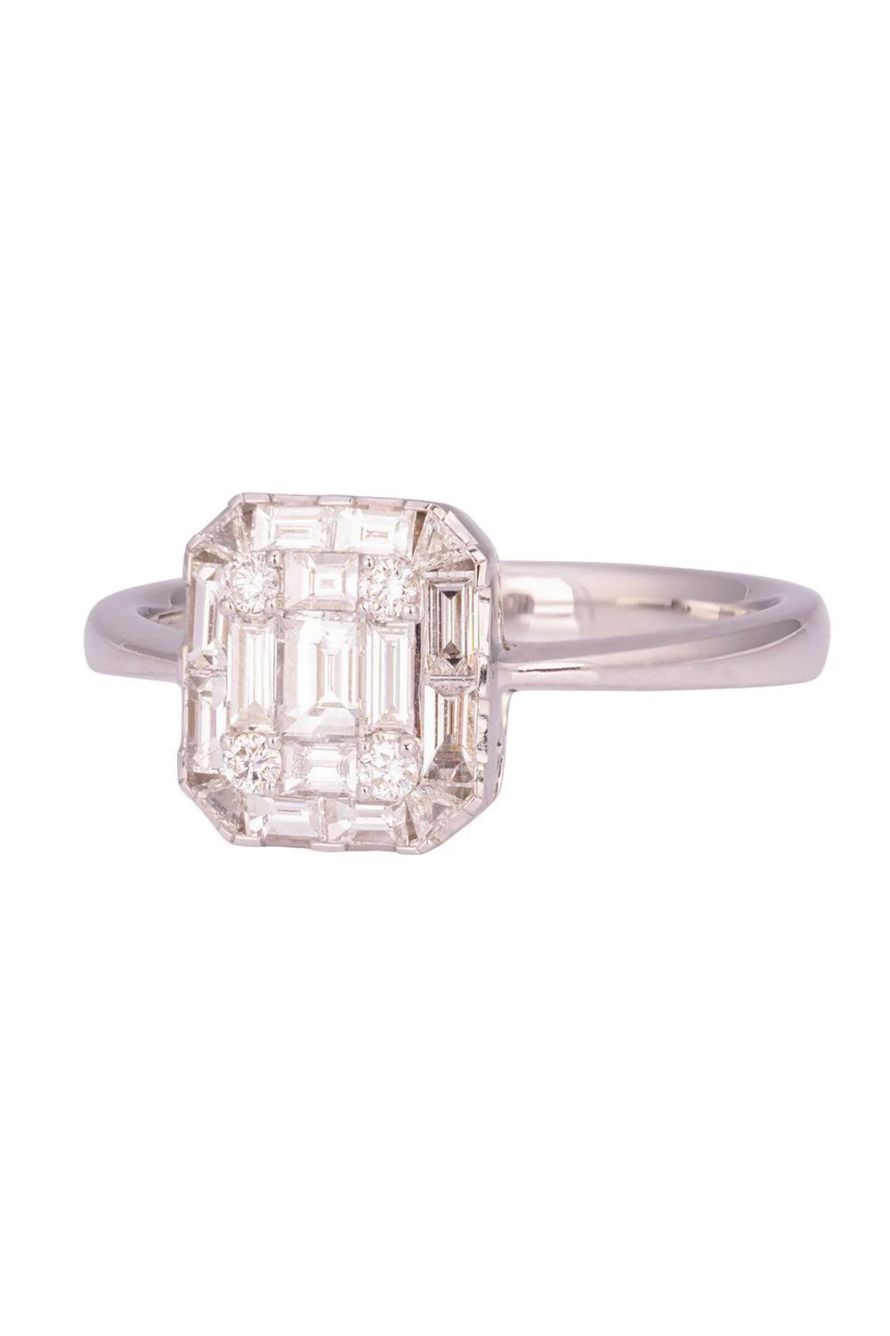 Mixed Cut Diamond Ring